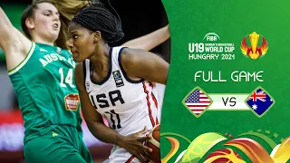 USA v Australia | Full Game - FIBA U19 Women's Basketball World Cup 2021