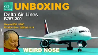 Gemini200 1/200 Delta Air Lines B757-300 Unboxing and Review
