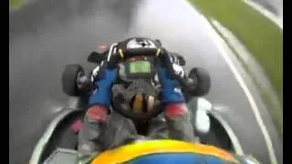 Increible Karting con lluvia / Incredible Karting with rain
