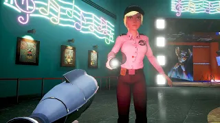 Vanessa Moonwalks if Gregory shoots her with Laser Gun - FNAF Security Breach