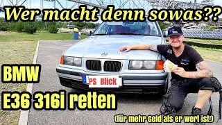 BMW E36 316i Compact retten - Wer macht denn sowas? | Reparatur & Projekt 2023