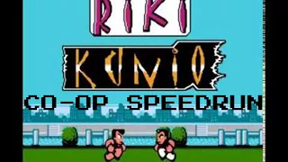 Riki Kunio (NES) Nekketsu Kakutou Densetsu 2 Player Co-Op Speedrun