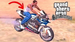 Secret Yamaha M1 Bike Location in GTA San Andreas (Cheat Code)