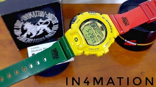 G-Shock GLX-6900XA-9JR In4mation collaboration Rasta G-Lide watch unboxing & review