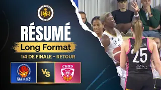 UN 1/4 RETOUR TENDUUUU 🫨 Lattes Montpellier vs Charnay - Résumé - LFB Playoffs 1/4 retour