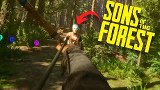 PRIMERA NOCHE VARADOS EN ESTE BOSQUE! - SONS OF THE FOREST #1