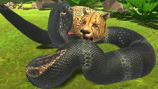 A day in the life of a Cheetah (featuring giant bearded dragon) - Animal Revolt Battle Simulator