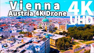 Vienna Austria in 4K ULTRA HD HDR Drone