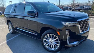 2022 Cadillac Escalade ESV Premium Luxury POV Test Drive & Review (SUPERCRUISE DEMO)