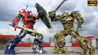 Transformers: The Last Knight - Optimus Prime vs Megatron | Paramount Pictures [Full HD]