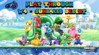 Super Mario Bros Wonder | World 4:  Sunbaked Desert