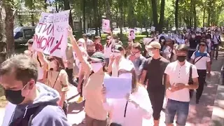 Protesters In Kyrgyzstan Rally Against Bill They Say Would Hurt 'Freedom Of Speech'