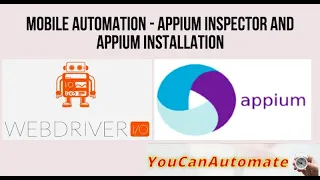 Mobile Automation | Appium Inspector and Appium setup -   Episode - 6 #appium #webdriverio