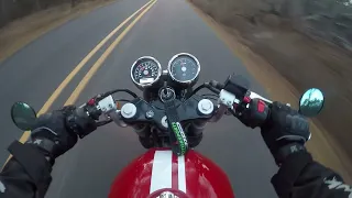 ASMR Country Road Ride on Royal Enfield Continental GT 650