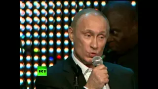 Singing Putin: 'Blueberry Hill'