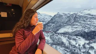 Así es viajar en TREN por NORUEGA | Linea Bergen de Oslo - Voss