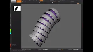 Zbrush Nanomesh rotation fix ( Snake Scale )