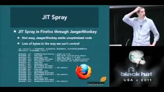 BlackHat 2011 - Attacking Client Side JIT Compilers