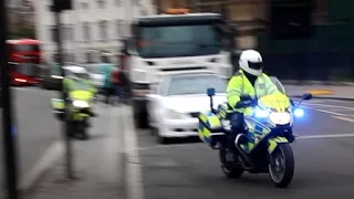 [BRAND NEW] London Metropolitan Police Diplomatic Protection Group motorcycles responding