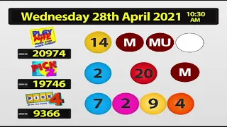 NLCB Online Draw Wednesday 28th April 2021