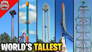 Top 10 TALLEST Drop Towers on Earth 2024 😲🌎