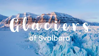 1 MINUTE OF GLACIER VIEWS AND SOOTHING MUSIC | Svalbard Northernmost Norway