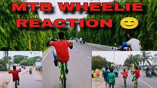 On Rode Wheelie Reaction for🔥🔥[ Urban Terrain] cycle🤗❤️