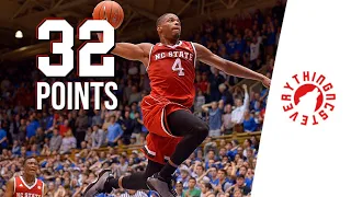 Former NC State Guard, Dennis Smith Jr. TAKES OVER in win at No. 17 Duke | 1/23/17 | 32 PTS & 6 AST