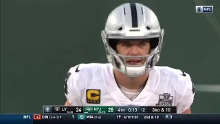 Final 3 Minutes of Jets vs Raiders Game