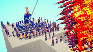 100x KING MEDIEVAL ARMY ⚔️ VS 👹 EVERY GOD / Totally Accurate Battle Simulator ( TABS )