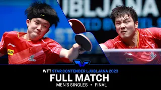 FULL MATCH | WANG Chuqin vs FAN Zhendong | MS F | #WTTLjubljana 2023