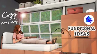 🤍🏡 Dream Home Decorator • Cozy corners | Functional Ideas | Tutorial | No CC or Mods | The Sims 4