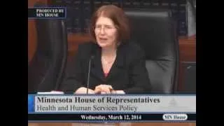 House Health and Human Services Policy Committee  3/12/14