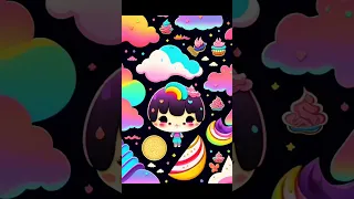 😍 kawaii Chibi Icereams Ai Wallpaper #shorts #aiart #midjourney #wallpaper #aiartcommunity #short