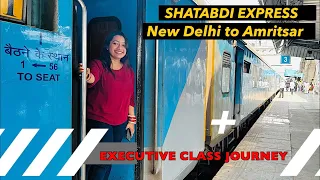 Shatabdi Express Ride - New Delhi to Amritsar | Executive Class | Seat Change Karni Padgayi