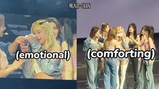 how twice *reacts* when chaeyoung suddenly got emotional for this 🥺