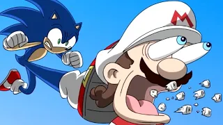 Sonic the Hedgehog VS Super Mario Animation - MULTIVERSE WARS!🔵💥⭐️