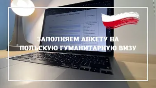 Виза D | Анкета на польскую национальную визу🇵🇱