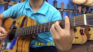 Thov txim me koj niam (Xub Vang) - guitar hmong cover || hợp âm guitar