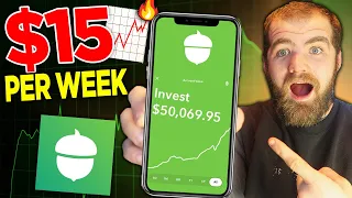 I Invested $15 Per Week Into Acorns Investing App | 2023