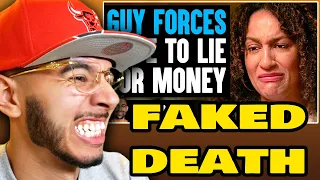 Guy FORCES Wife To LIE For MONEY (Dhar Mann) | Reaction!