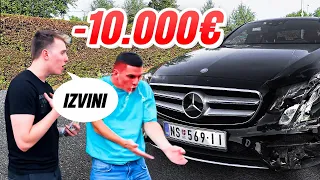 UDARIO SAM SIMIJU MERCEDESA - Tražio da platim 10.000 € *prank*