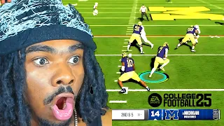 GAME OF THE YEAR!!!! EA College Football 25 | Official Gameplay REACTION