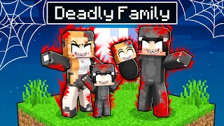 OMZ Having a DEADLY FAMILY in Minecraft! - Parody Story(Roxy and Lily,Crystal)