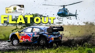 WRC SAFARI RALLY KENYA 2023 - Tanak Flatout || Day 3 , Saturday Action