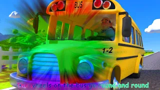 CocoMelon Wheels On The Bus Speed Down Every 15 Seconds!!! | CocoMelon 1Min 17Sec "Memes Variations"