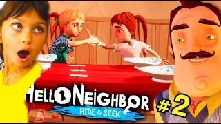 ДЕТИ СОСЕДА ИГРАЮТ В ПРЯТКИ #2 Пока ПАПА СПАЛ Hello Neighbor ПРИВЕТ СОСЕД Валеришка Для детей kids