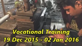 Vocational Training at Chandra Engineers. 19 Dec 2015 - 02 Jan 2016, Day 7, 25 Dec 2015