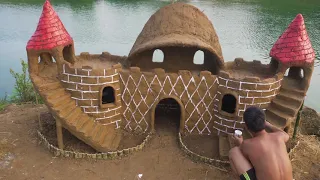 Build Swimming Pool For Dog And Dog House In The Jungle With Ancient Skills