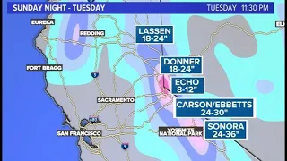 Heavy rain expected for incoming Northern California storms